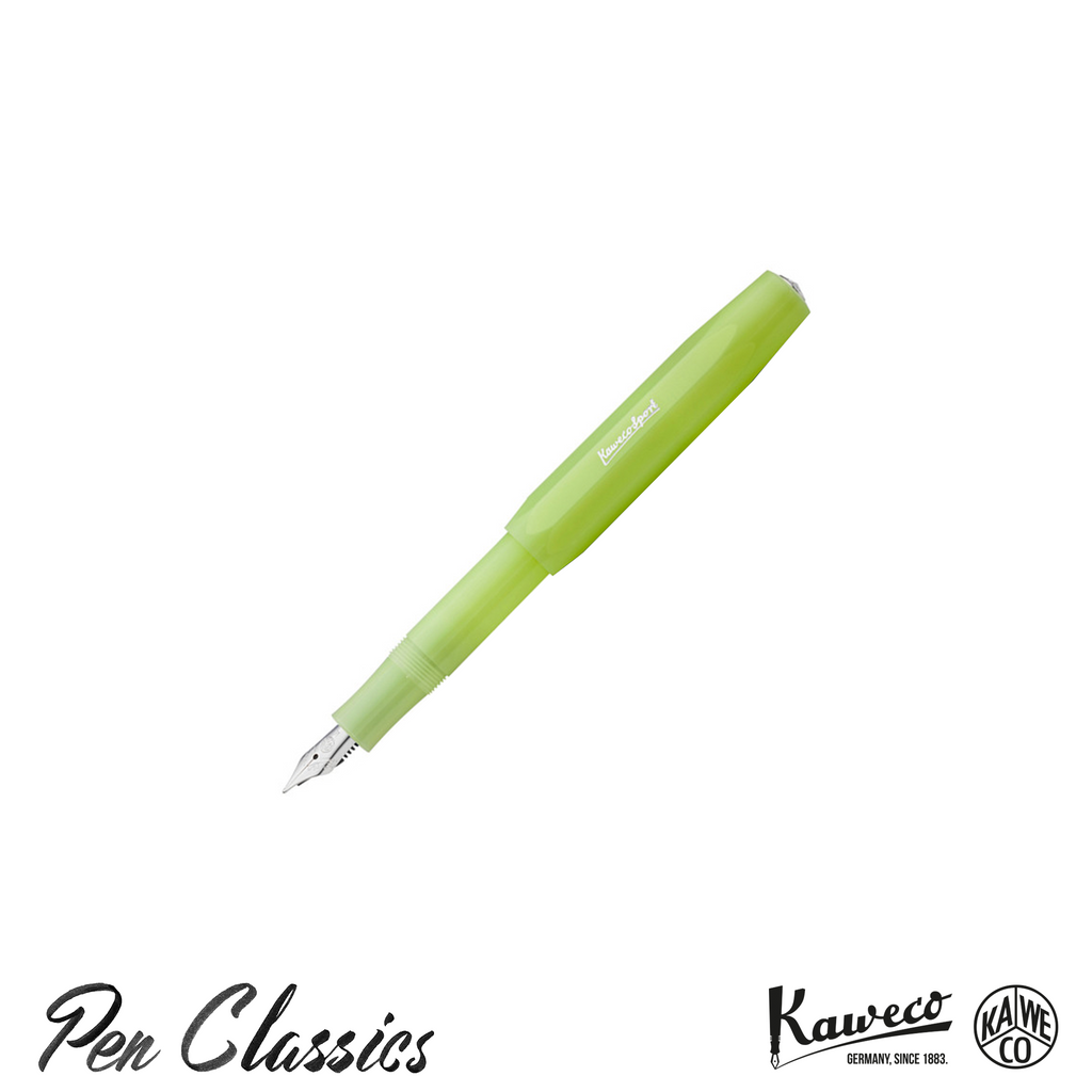 Kaweco Frosted Sport Fountain Pen - Lime – Pen Classics