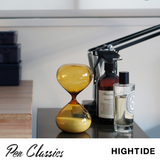 Hightide Hourglass Extra Large Amber on Desk