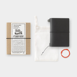 Traveler's Notebook Card Size 20th Anniversary - Black