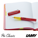 Lamy Al-Star Glossy Red and Yellow Fountain Pen Set