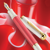 Pelikan Souverän M600 Fountain Pen Special Edition Red-White