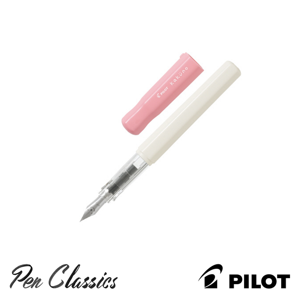 Pilot Kakuno Soft Pink/White Fountain Pen