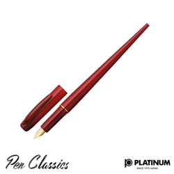 Platinum Carbon Desk Pen Red