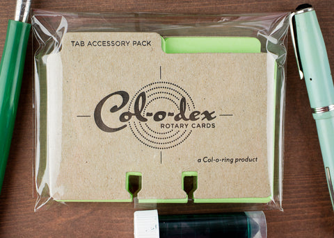 Col-O-Dex Tab Accessory Packs – Limeade Green