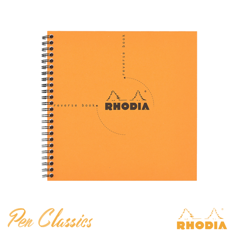 Rhodia Orange Reverse Book - Dot Grid