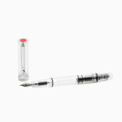 TWSBI Eco Clear Demonstrator Fountain Pen Cap Off