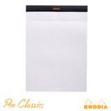 Rhodia Bloc Black A4 - Lined and Margined