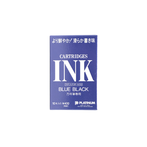 Platinum Dye Blue Black Cartridge 10 Pack