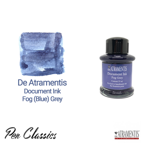 De Atramentis Document Ink Fog (Blue) Grey 45ml