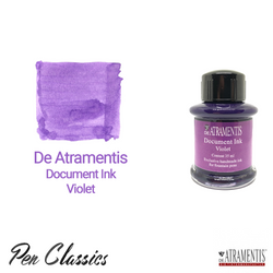 De Atramentis Document Ink Violet Ink Bottle and Swab