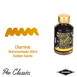 Diamine Shimmertastic Golden Sands 50ml