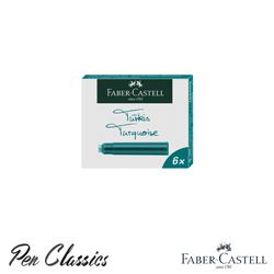 Faber-Castell Turquoise 6 Pack Cartridges