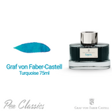 Graf von Faber-Castell Turquoise 75ml Swab and Bottle