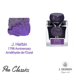 J. Herbin 1798 Amethyste de l'Oural | Purple Ink with Silver Flakes
