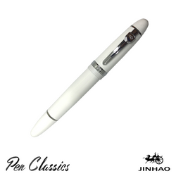 Jinhao 159 White with Silver Trim