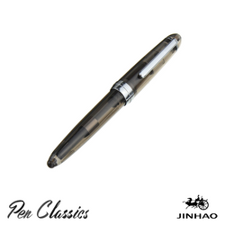 Jinhao 992 Smoke Grey M Nib Demonstrator Fountain Pen