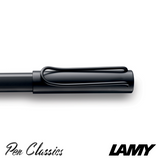 Lamy Al-Star Matte Black Fountain Pen Cap Detail