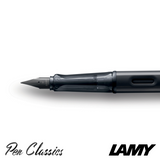 Lamy Al-Star Matte Black Fountain Pen Nib Detail