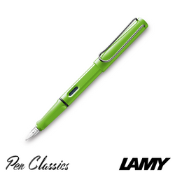 Lamy Safari Fountain Pen Green Nib Posted