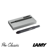 Lamy T10 Black Cartridges 5 Pack Cartridge Only