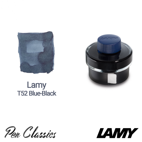 Lamy T52 Blue-Black 50ml Bottle and Swab