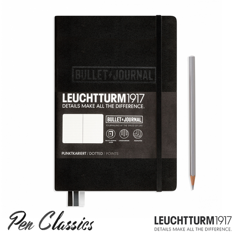Leuchtturm 1917 Medium Dotted Bullet Journal - Black