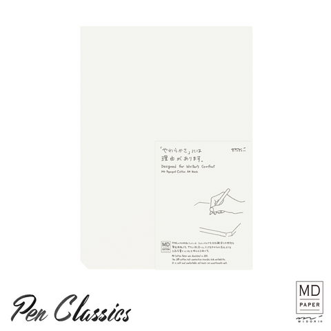 Midori MD Note Paperpad A4 Cotton Blank Package
