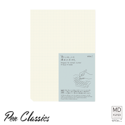 Midori MD Note Paperpad A4 Grid Package