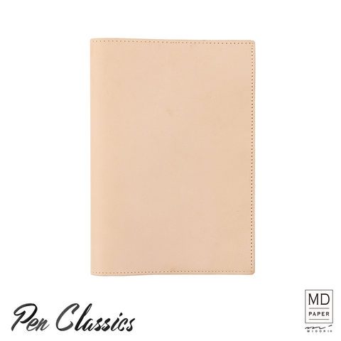 Midori MD Notebook Cover A5 Goat Leather Front