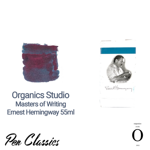 Organics Studio Ernest Hemingway Santiago Sea Blue Ink Bottle and Swab