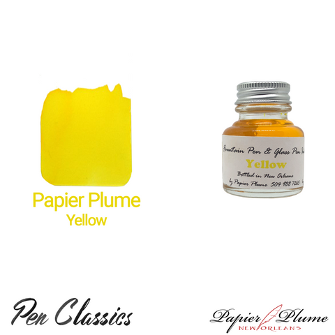 Papier Plume Yellow 30ml Bottle and Swab
