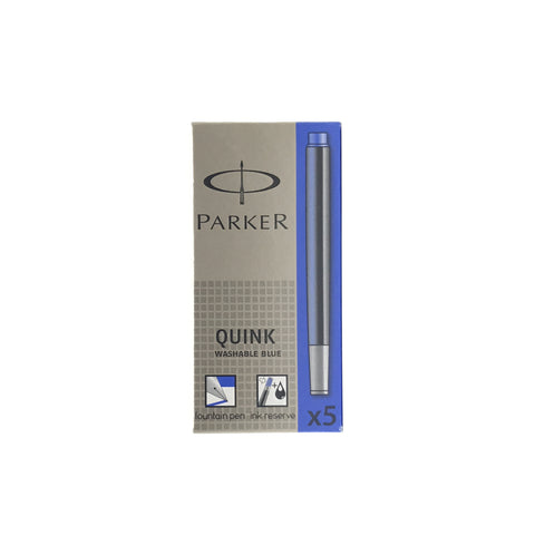 Parker Quink Blue Cartridge 5 Pack