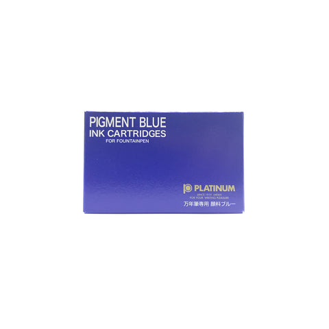 Platinum Pigment Blue Ink Cartridge 10 Pack