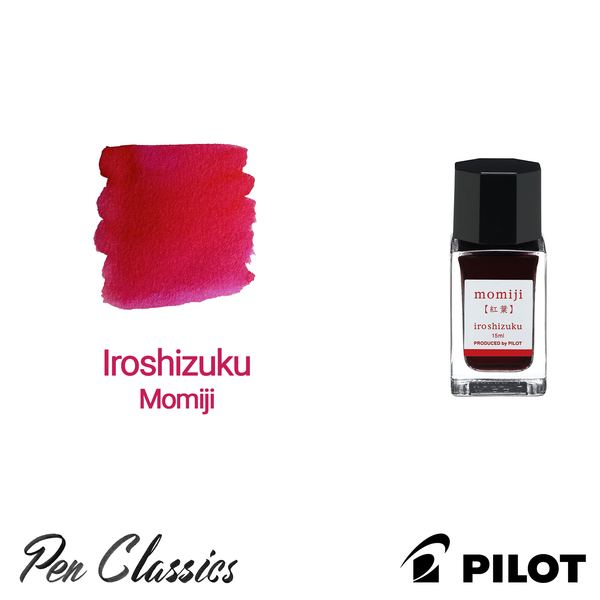 Pilot Iroshizuku 15ml Momiji Bottle and Swab