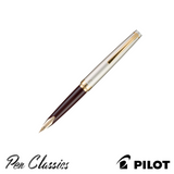 Pilot E95s Burgundy Fountain Pen Posted Nib