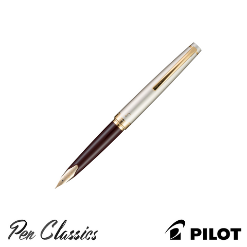 Pilot E95s Burgundy Fountain Pen Posted Nib