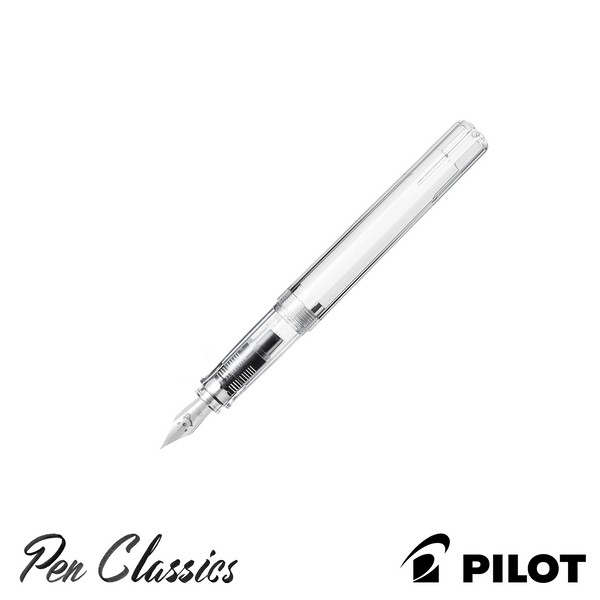 Pilot Kakuno Clear Demonstrator Pen Uncapped Nib
