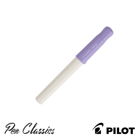 Pilot Kakuno Purple White Pen Capped