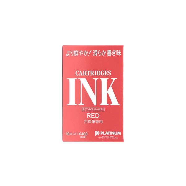 Platinum Dye Red Cartridge 10 Pack