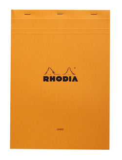 Rhodia Bloc Orange A4 – Lined and Margined