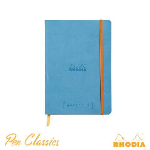 Rhodia Rhodiarama Goalbook A5 Turquoise Dot Grid