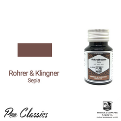 Rohrer & Klingner Sepia Ink Bottle and Swab