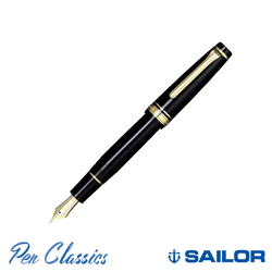 Sailor Professional Gear Black with Gold Trim