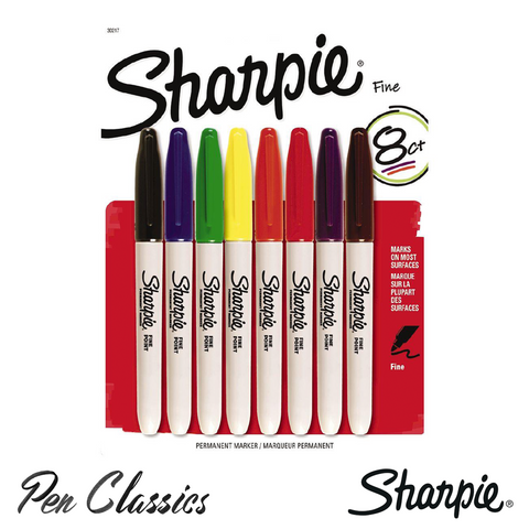 Sharpie 8 Pack Colour Pens