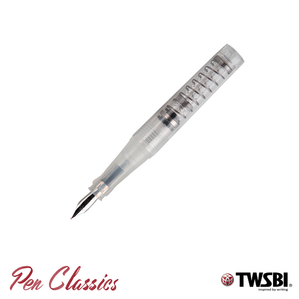 TWSBI Go Clear Fountain Pen Cap Off Spring Fill