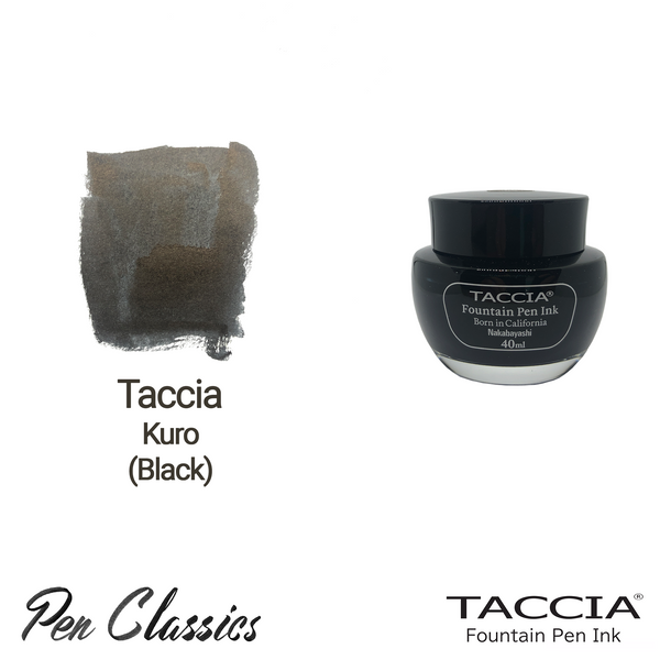 Taccia Kuro (Black) 40ml Ink Bottle