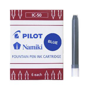 Pilot IC-50 Blue Cartridge 6 Pack